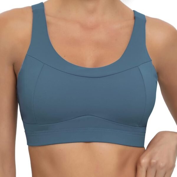 High Impact Sports Bras for Women,Racerback Running Bra Workout Crop Tank Tops Longline Sports Bra Push up