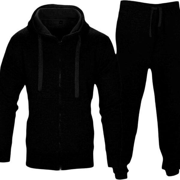 Men's Tracksuit set Athletic 2 Piece Plain Casual Zip up Full Sleeve Jogging Outfit For Men