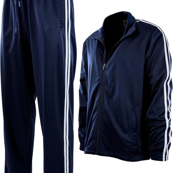 Mens Active Tracksuit with Zippered Back Pocket