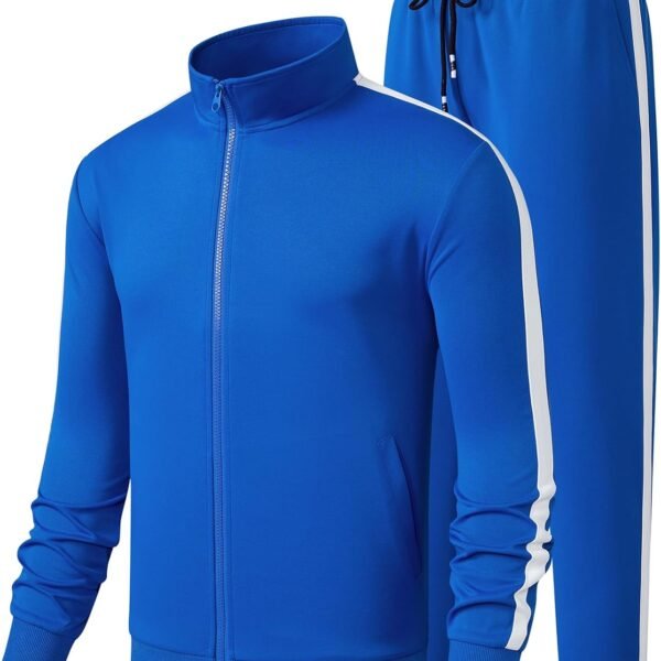 Men's Track Suits 2 Piece Set Full Zip Sweatsuits for Men Athletic Jogging Suit Sports Outfits Sets